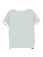 T-shirt per neonata Stella McCartney Kids verde con stampa sul davanti - Rubino Kids