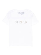 T-shirt per neonata Tartine Et Chocolat bianca con stampa porcospini - Rubino Kids