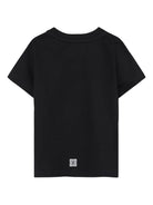 T-shirt per neonati Givenchy Kids nero con logo - Rubino Kids