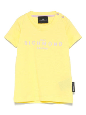 John Richmond Junior Yellow Logo Baby T-Shirt