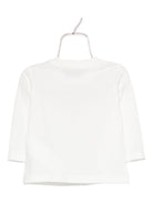 T-shirt per neonati Moschino Kids bianco con motivo Teddy Bear - Rubino Kids