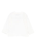 T-shirt per neonati Moschino Kids bianco con stampa grafica - Rubino Kids