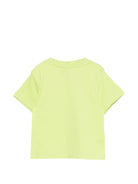 T-shirt per neonati Moschino Kids verde con stampa Teddy Bear - Rubino Kids