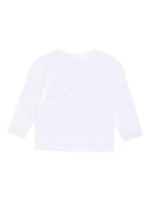 T-shirt per neonati Stella McCartney Kids bianco a maniche lunghe - Rubino Kids