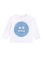 T-shirt per neonati Stella McCartney Kids bianco a maniche lunghe - Rubino Kids