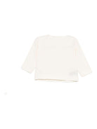 T-shirt per neonato Album di Famiglia Kids beige con girocollo - Rubino Kids