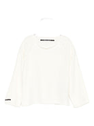 T-shirt per neonato Album di Famiglia Kids bianca con scollo tondo - Rubino Kids