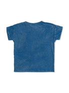 T-shirt per neonato Bobo Choses Morning Egg blu con stampa sul petto - Rubino Kids