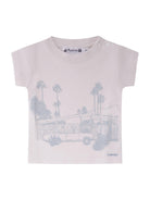 T-shirt per neonato Bonpoint bianco con stampa grafica - Rubino Kids