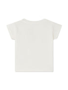 T-shirt per neonato Bonpoint Tom bianco con stampa sul davanti - Rubino Kids