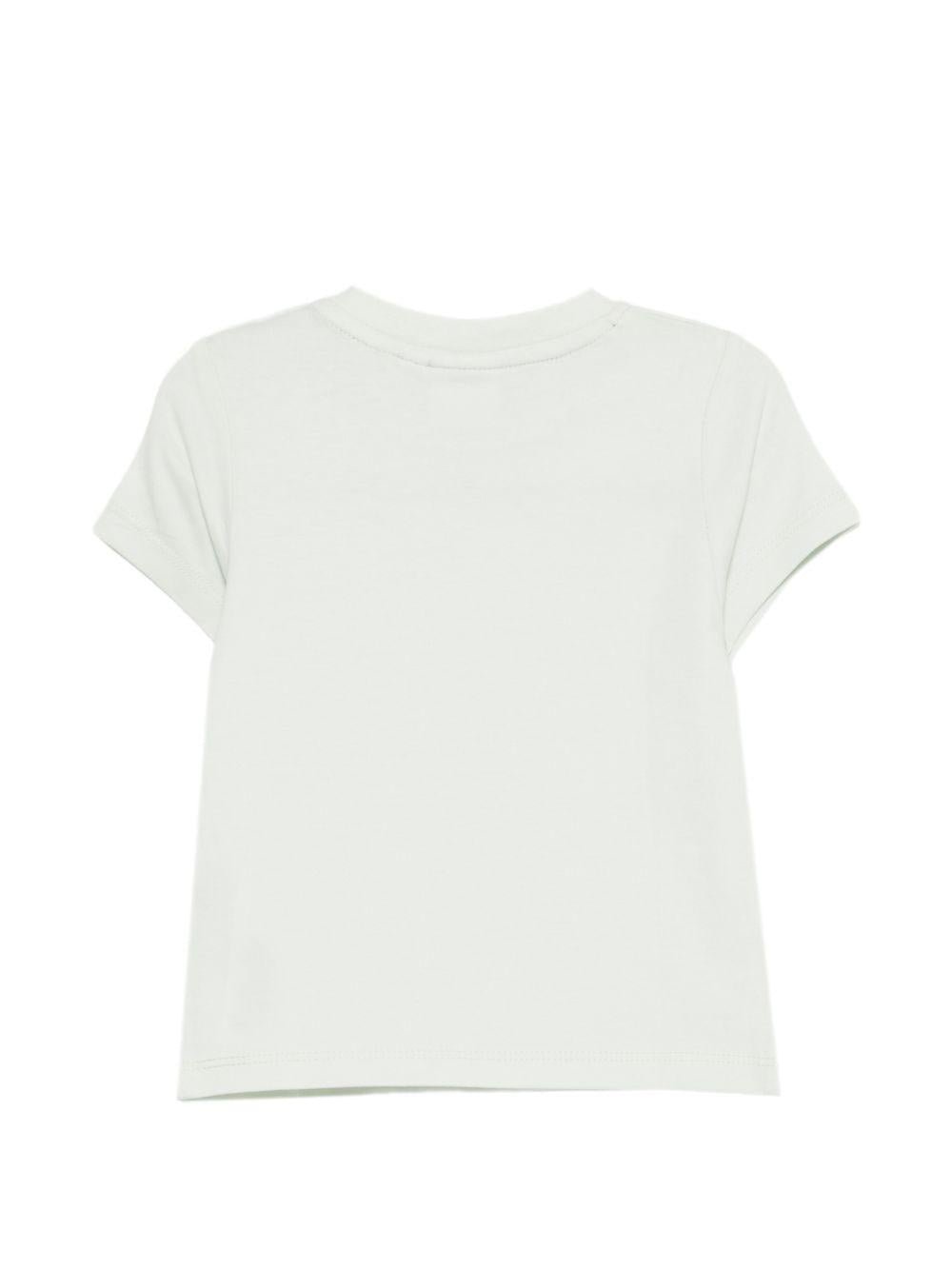 T-shirt per neonato Boss Kids verde chiaro con logo - Rubino Kids