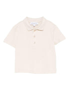 T-shirt per neonato Emporio Armani Kids beige con logo - Rubino Kids