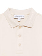 T-shirt per neonato Emporio Armani Kids beige con logo - Rubino Kids