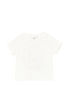 T-shirt per neonato Etro Kids bianca con dettaglio sul davanti - Rubino Kids