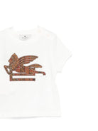 T-shirt per neonato ETRO KIDS bianca con motivo Pegaso - Rubino Kids