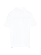 T-shirt per neonato Givenchy Kids bianca con colletto stile polo - Rubino Kids