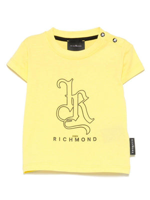 John Richmond Junior Yellow Logo Baby T-Shirt
