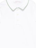 T-shirt per neonato Marella Ferrari bianca con rifiniture verdi - Rubino Kids