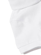 T-shirt per neonato Moschino Kids bianca con colletto stile polo - Rubino Kids