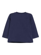 T-shirt per neonato Moschino Kids blu con motivo Teddy - Rubino Kids