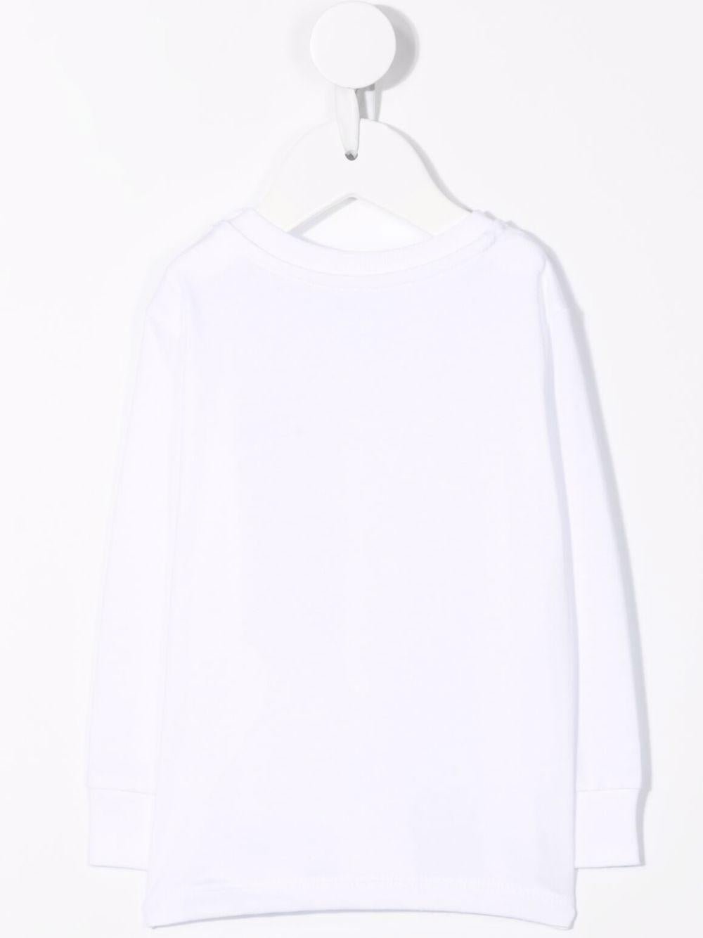 T-shirt per neonato Polo Ralph Lauren Kids bianca con ricamo - Rubino Kids