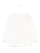 T-shirt per neonato Polo Ralph Lauren Kids bianca con stampa orsetto - Rubino Kids