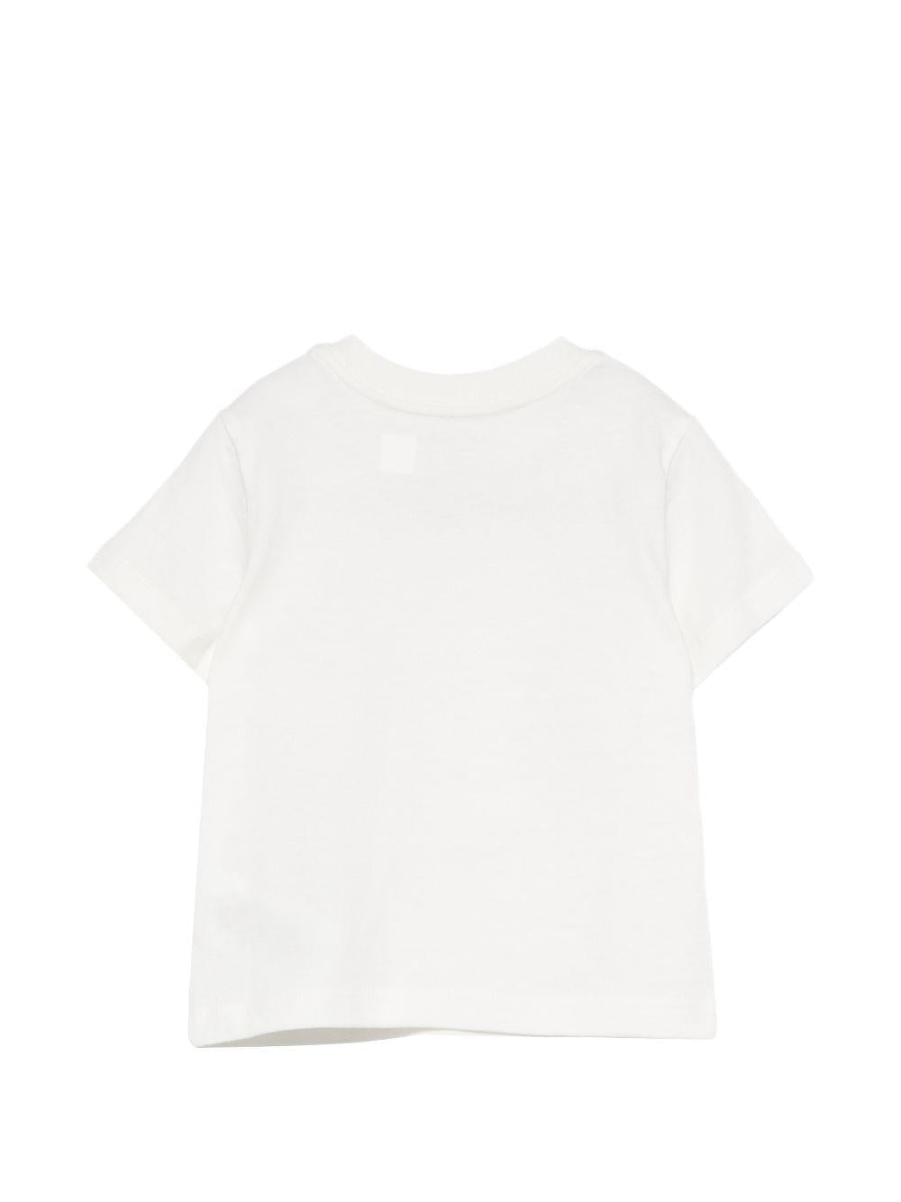 T-shirt per neonato Polo Ralph Lauren Kids bianco con motivo Polo Bear - Rubino Kids