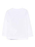 T-shirt per neonato Stella McCartney Kids bianco con stampa grafica - Rubino Kids