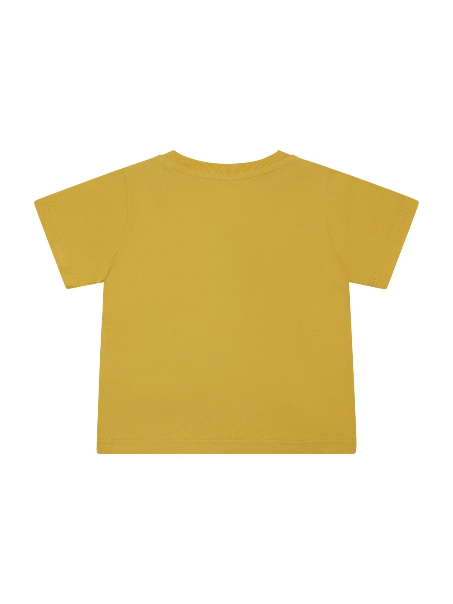 T-shirt per neonato Stella McCartney Kids gialla con scritta "I am the music man" - Rubino Kids