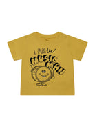 T-shirt per neonato Stella McCartney Kids gialla con scritta "I am the music man" - Rubino Kids