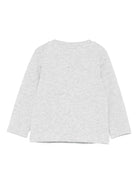 T-shirt per neonato Stella McCartney Kids grigio a maniche lunghe con stampa - Rubino Kids