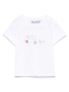 T-shirt per neonato Tartine Et Chocolat bianco con stampa - Rubino Kids
