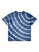 T-shirt Riley per bambino Molo blu con fantasia tie - dye - Rubino Kids