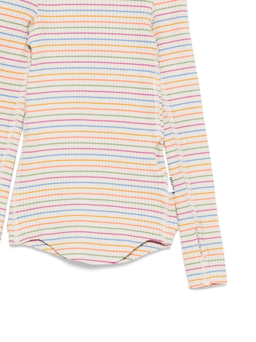 T-shirt Rochelle per bambina Molo multicolor con design a righe - Rubino Kids