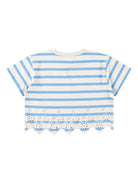 T-shirt Rosita per bambina Molo multicolore con design a righe - Rubino Kids