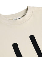 T-shirt Roxo per bambini Molo beige con stampa smile - Rubino Kids