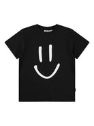 T-shirt Roxo per bambini Molo nera con stampa smile - Rubino Kids