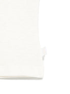 T-shirt smanicata per bambina Il Gufo bianco con mini targhetta - Rubino Kids