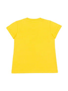T-shirt Teddy Bear per neonata Moschino Kids giallo con orlo dritto - Rubino Kids