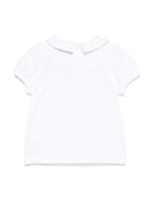 T-shirt Teddy Bear per neonato Moschino Kids bianco con orlo dritto - Rubino Kids