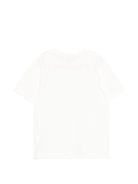 T-shirt Thibald Island per bambino Bonpoint bianca con stampa grafica sul davanti - Rubino Kids