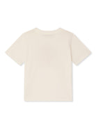 T-shirt Thibald per bambino Bonpoint bianco con girocollo - Rubino Kids