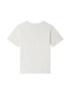 T-shirt Thibald per bambino Bonpoint bianco con girocollo - Rubino Kids