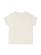 T-shirt Tom per neonato Bonpoint beige con girocollo - Rubino Kids