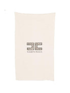 Telo mare per bambina Elisabetta Franchi La Mia Bambina bianco con dettaglio logo - Rubino Kids