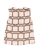 Top per bambina Elisabetta Franchi la Mia Bambina sabbia con fibbia - Rubino Kids