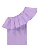 Top per bambina Molo Rebecca viola con design monospalla - Rubino Kids
