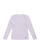 Top per bambina Monnalisa bianca a girocollo - Rubino Kids