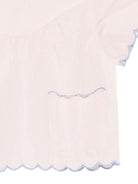 Top per bambina Stella McCartney Kids rosa con orlo a smerlo - Rubino Kids