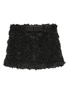 Top per donna Merci nero con design ruches - Rubino Kids